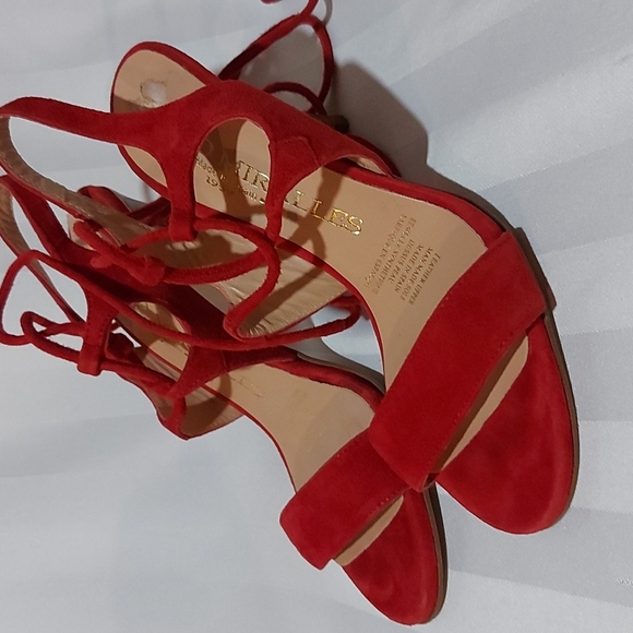 PEDRO MIRALLES RED SUEDE HEELS! - Picture 2 of 8